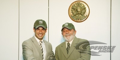 Helio Castroneves Meets President of Brazil